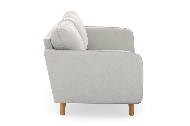 Trend Lyx 2-Pers. Sofa - Hvid Velour - Møbler - Sofaer - Velour sofaer