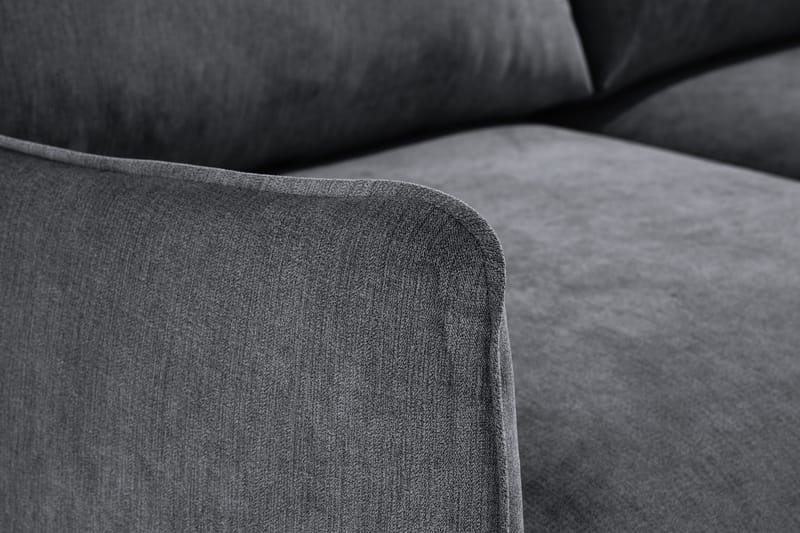 Trend Lyx 2-Pers. Sofa - Mørkegrå/Eg - Møbler - Sofaer - 2 personers sofa
