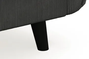 Trend Lyx 3-personers Manchestersofa - Mørkegrå - Møbler - Sofaer - 3 personers sofa