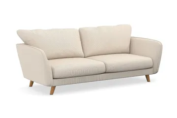 Trend Lyx 3-personers Manchestersofa - Beige - Møbler - Sofaer - 3 personers sofa