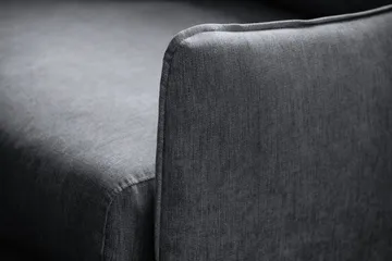 Trend Lyx 3-Pers. Sofa - Mørkegrå/Eg - Møbler - Sofaer - 3 personers sofa