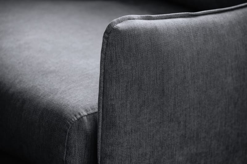 Trend Lyx 3-Pers. Sofa - Mørkegrå/Eg - Møbler - Sofaer - 3 personers sofa