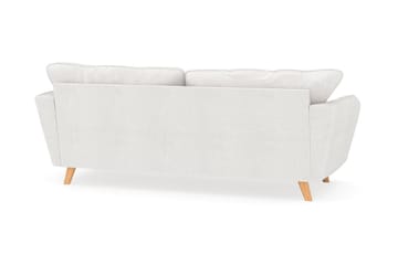 Trend Lyx 3-personers Sofa i Bouclé - Hvid - Møbler - Sofaer - 3 personers sofa