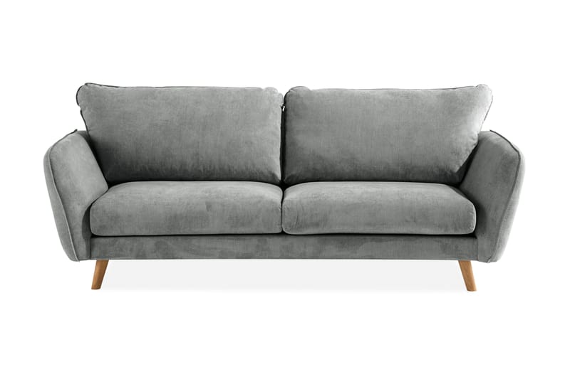 Trend Lyx 3-personers Stofsofa, Grå