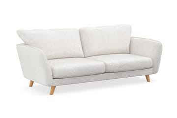 Trend Lyx 3-personers Sofa i Bouclé - Hvid - Møbler - Sofaer - 3 personers sofa