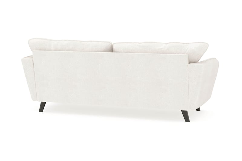 Trend Lyx 3-personers Sofa i Bouclé - Hvid - Møbler - Sofaer - 3 personers sofa