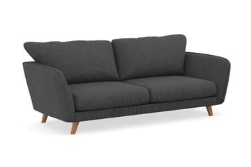 Trend Lyx 3-personers Manchestersofa - Mørkegrå - Møbler - Sofaer - 3 personers sofa