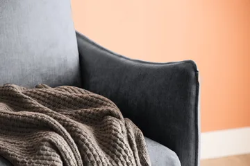 Trend Lyx 3-Pers. Sofa - Mørkegrå/Eg - Møbler - Sofaer - 3 personers sofa