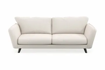 Trend Lyx 3-personers Fløjlssofa - Cremehvid - Møbler - Sofaer - 3 personers sofa