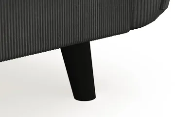 Trend Lyx 4-personers Venstrevendt U-formet Sofa med Divan og Chaiselong i Manchester - Mørkegrå - Møbler - Sofaer - U Sofa
