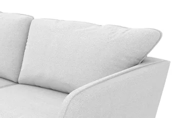 Trend Lyx 4-personers Højrevendt U-formet Sofa med Divan og Chaiselong i Stof - Lysegrå - Møbler - Sofaer - U Sofa