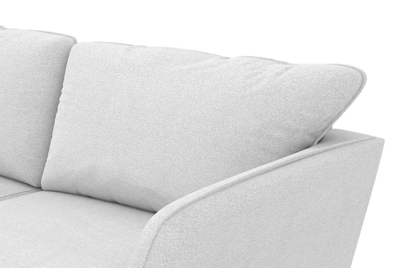 Trend Lyx 4-personers Højrevendt U-formet Sofa med Divan og Chaiselong i Stof - Lysegrå - Møbler - Sofaer - U Sofa
