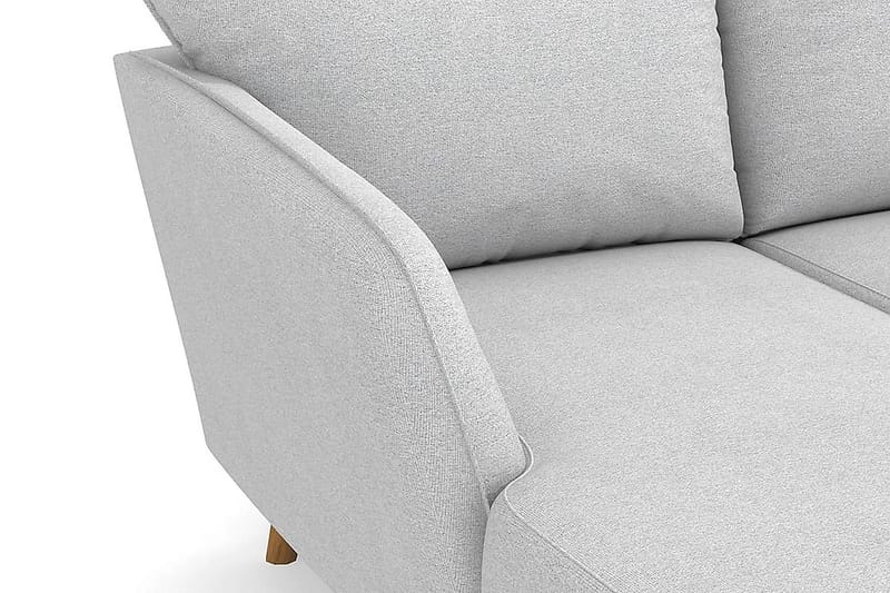 Trend Lyx 4-personers Højrevendt U-formet Sofa med Divan og Chaiselong i Stof - Lysegrå - Møbler - Sofaer - U Sofa