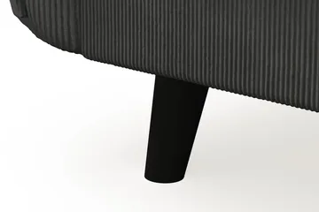 Trend Lyx 4-personers Højrevendt U-formet Sofa med Divan og Chaiselong i Manchester - Mørkegrå - Møbler - Sofaer - U Sofa