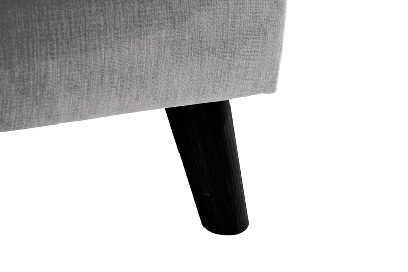 Trend Lyx 4-personers Venstrevendt U-formet Sofa med Divan og Chaiselong i Stof - Lysegrå - Møbler - Sofaer - U Sofa