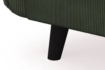 Trend Lyx 4-personers Højrevendt U-formet Sofa med Divan og Chaiselong i Manchester - Mørkegrøn - Møbler - Sofaer - U Sofa