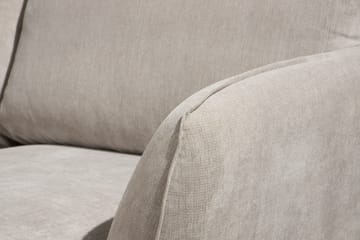 Trend Lyx 4-personers Venstrevendt U-formet Sofa med Divan og Chaiselong i Stof - Beige - Møbler - Sofaer - U Sofa