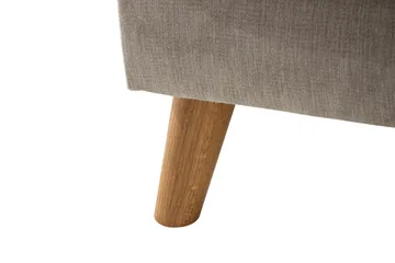 Trend Lyx 4-personers Højrevendt U-formet Sofa med Divan og Chaiselong i Stof - Beige - Møbler - Sofaer - U Sofa