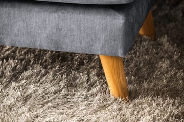 Trend Lyx 4-personers Højrevendt U-formet Sofa med Divan og Chaiselong i Stof - Mørkegrå - Møbler - Sofaer - U Sofa