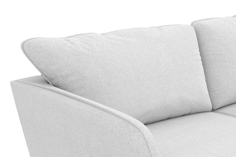 Trend Lyx 4-personers Venstrevendt U-formet Sofa med Divan og Chaiselong i Stof - Lysegrå - Møbler - Sofaer - U Sofa