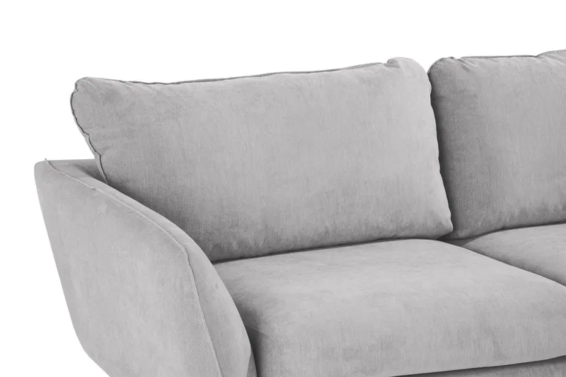 Trend Lyx 6-personers Vendbar L-formet Hjørnesofa i Stof - Lysegrå - Møbler - Sofaer - Hjørnesofa
