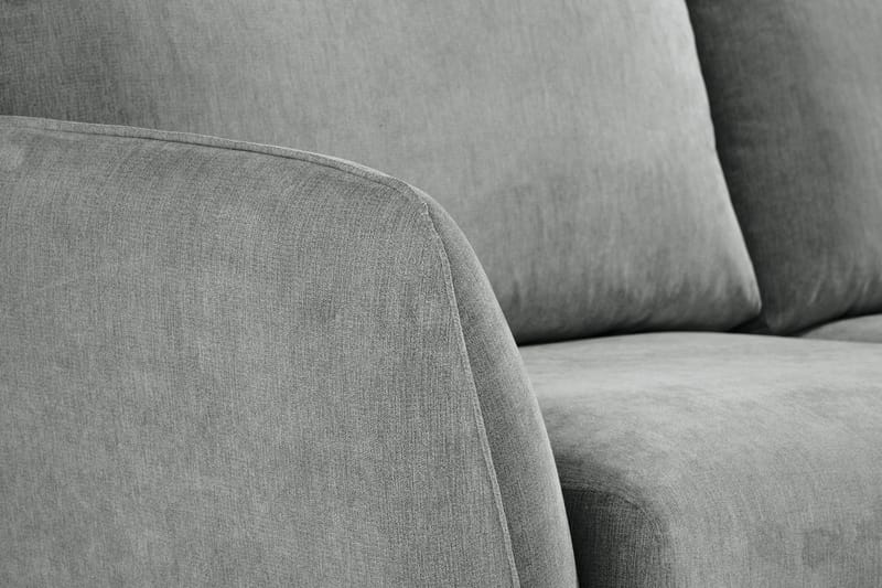 Trend Lyx 6-personers Vendbar L-formet Hjørnesofa i Stof - Grå - Møbler - Sofaer - Hjørnesofa