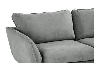 Trend Lyx 6-personers Vendbar L-formet Hjørnesofa i Stof - Grå - Møbler - Sofaer - Hjørnesofa