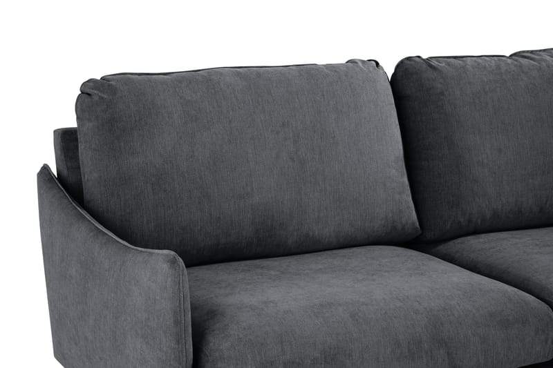 Trend Lyx Hjørnesofa Vendbar - Mørkegrå/Eg - Møbler - Sofaer - Hjørnesofa