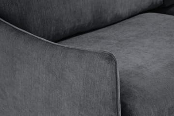 Trend Lyx Hjørnesofa Vendbar - Mørkegrå/Eg - Møbler - Sofaer - Hjørnesofa
