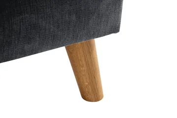 Trend Lyx U-Sofa med Chaiselong Højre - Mørkegrå/Eg - Møbler - Sofaer - U Sofa