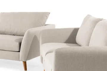 Trend Sofagruppe 3-personers + 2-personers Stofsofa - Beige - Møbler - Sofaer - Sofagrupper