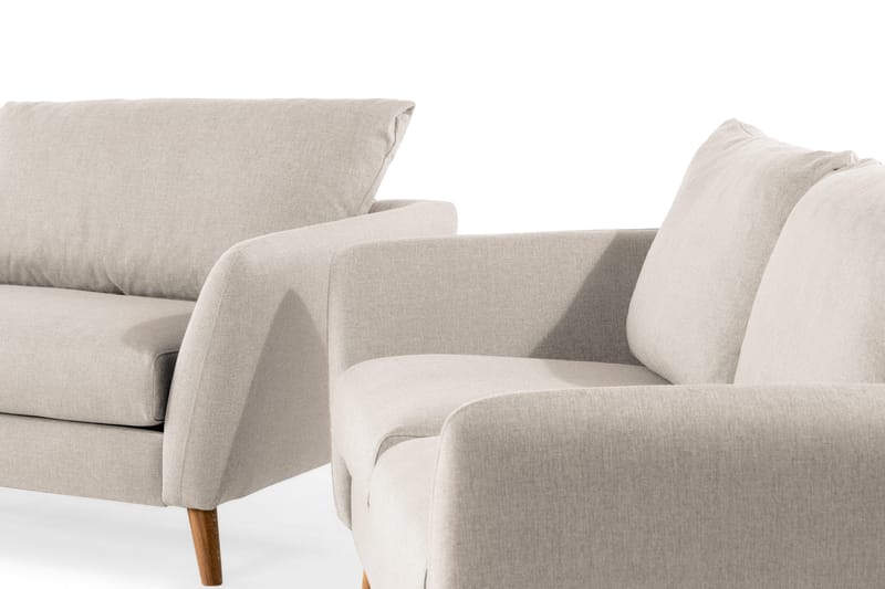 Trend Sofagruppe 3-personers + 2-personers Stofsofa - Beige - Møbler - Sofaer - Sofagrupper