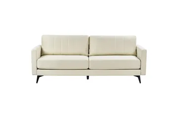 Tuba Sofa 3-personers - Beige/Sort - Møbler - Sofaer - 3 personers sofa