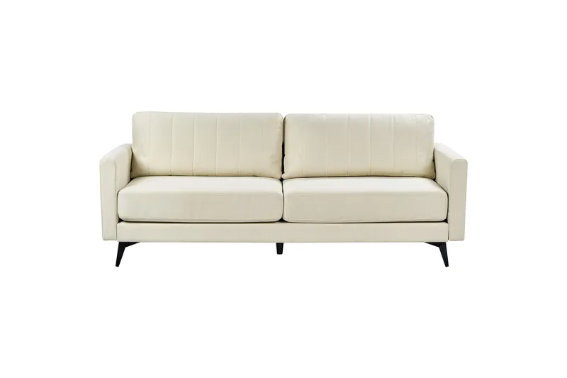 Tuba Sofa 3-personers, Beige/Sort