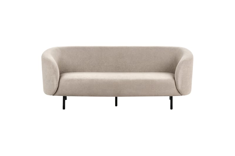 Tuka Sofa 3-personers, Beige/Sort/Grå