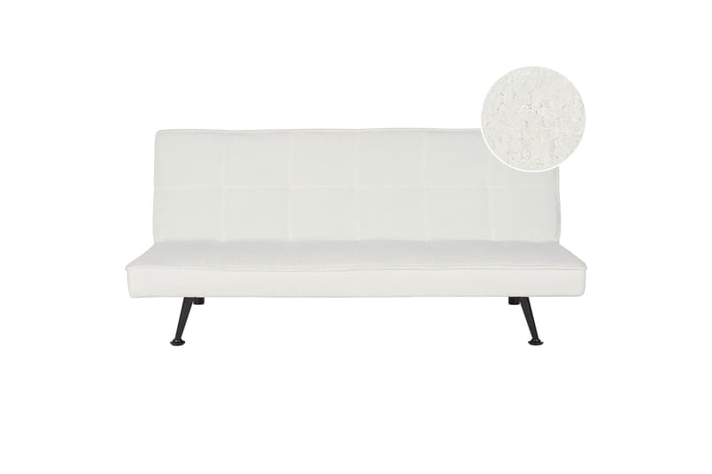 Tunni Sovesofa 3-personers - Sort/Hvid - Møbler - Sofaer - Sovesofaer