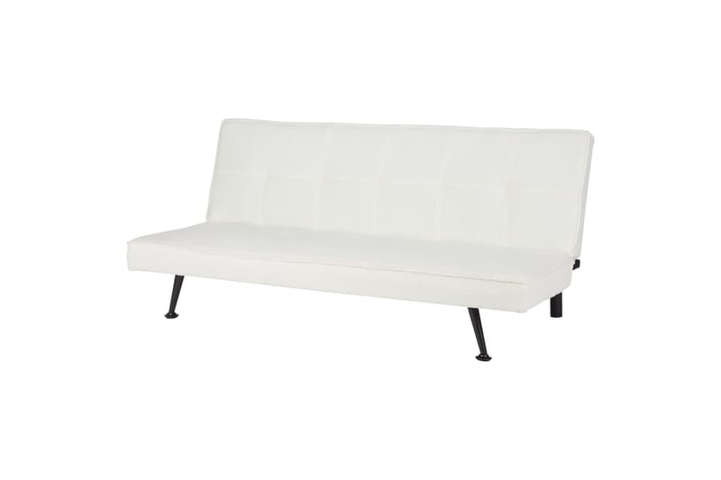 Tunni Sovesofa 3-personers - Sort/Hvid - Møbler - Sofaer - Sovesofaer