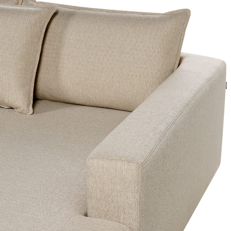 U-formet sofa Lilviken - Beige, sort - Møbler - Sofaer - Hjørnesofa