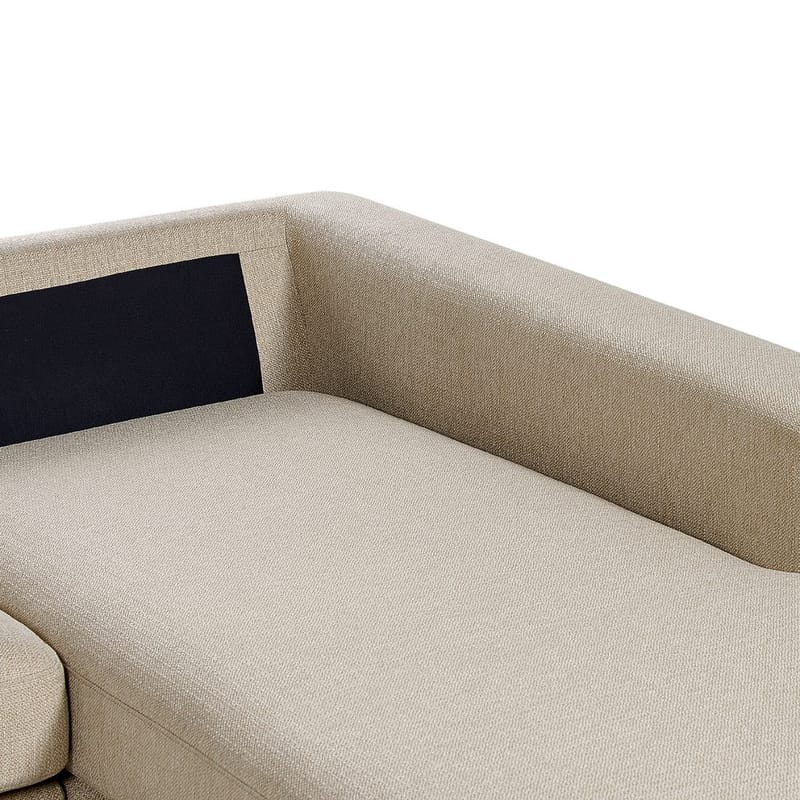 U-formet sofa Lilviken - Beige, sort - Møbler - Sofaer - Hjørnesofa