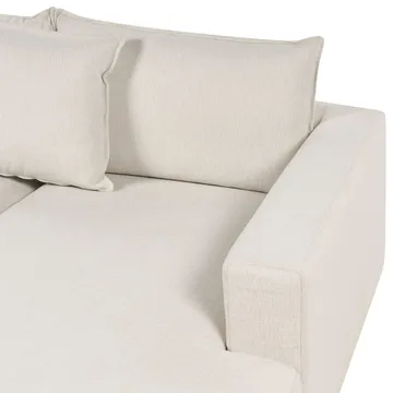 U-formet sofa Lilviken - Lys beige, sort - Møbler - Sofaer - U Sofa