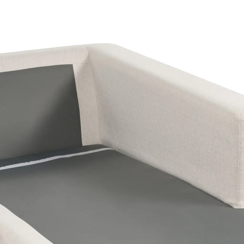 U-formet sofa Lilviken - Lys beige, sort - Møbler - Sofaer - U Sofa