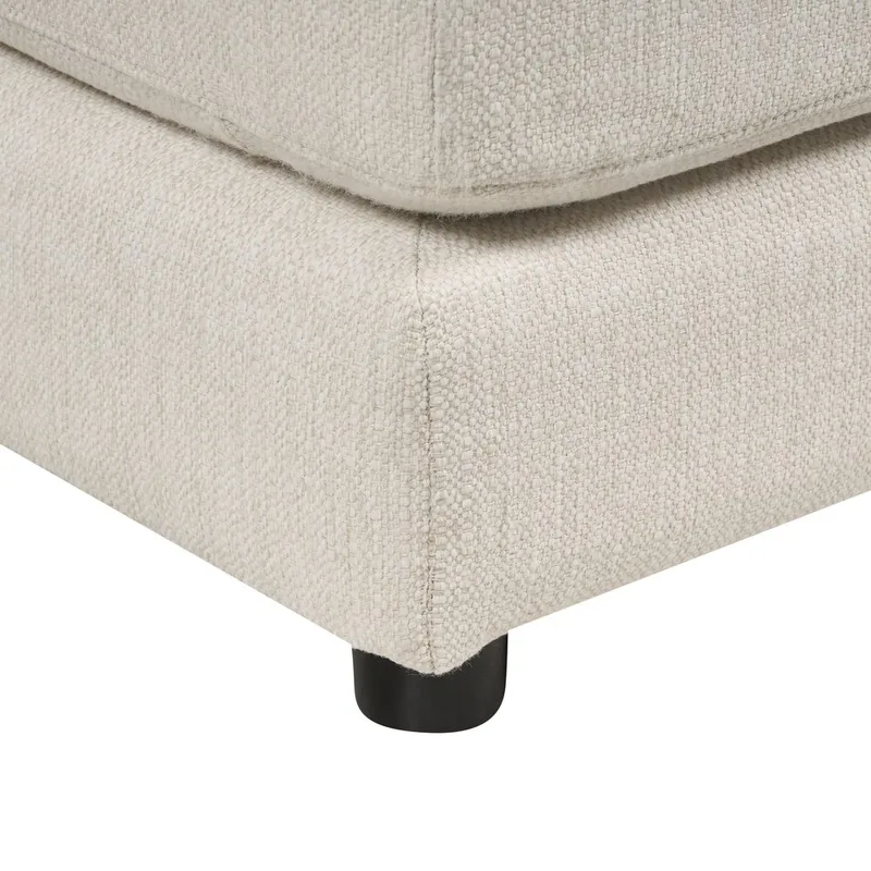 U-formet sofa Lilviken - Lys beige, sort - Møbler - Sofaer - U Sofa