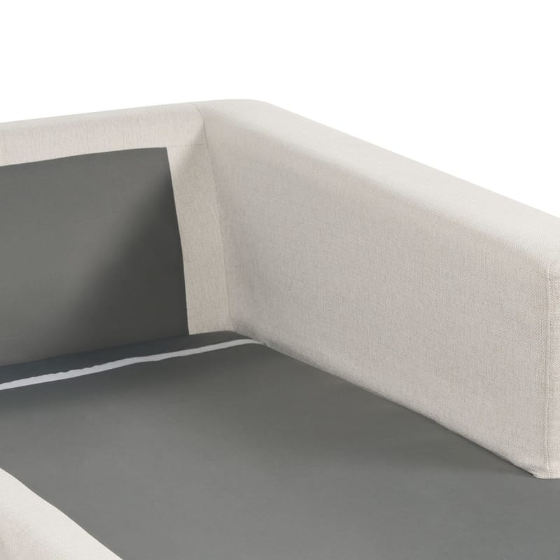 U-formet sofa Lilviken - Lys beige, sort - Møbler - Sofaer - Hjørnesofa