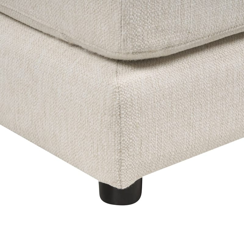 U-formet sofa Lilviken - Lys beige, sort - Møbler - Sofaer - Hjørnesofa