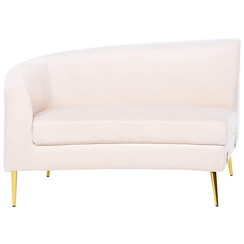U-formet sofa Moss - Beige, guld - Møbler - Sofaer - Hjørnesofa