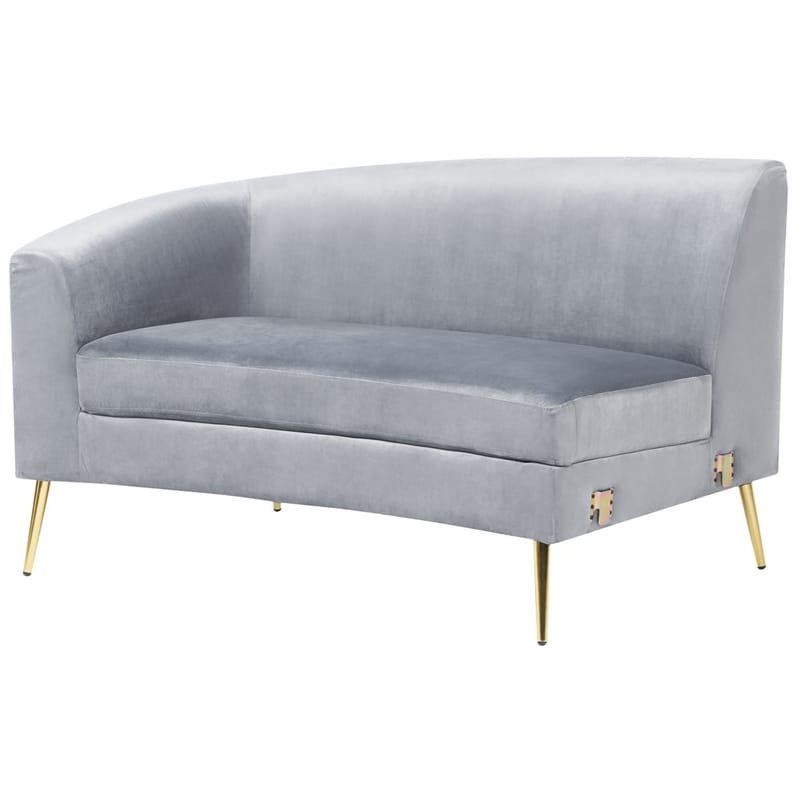 U-formet sofa Moss - Grå, Guld - Møbler - Sofaer - Hjørnesofa