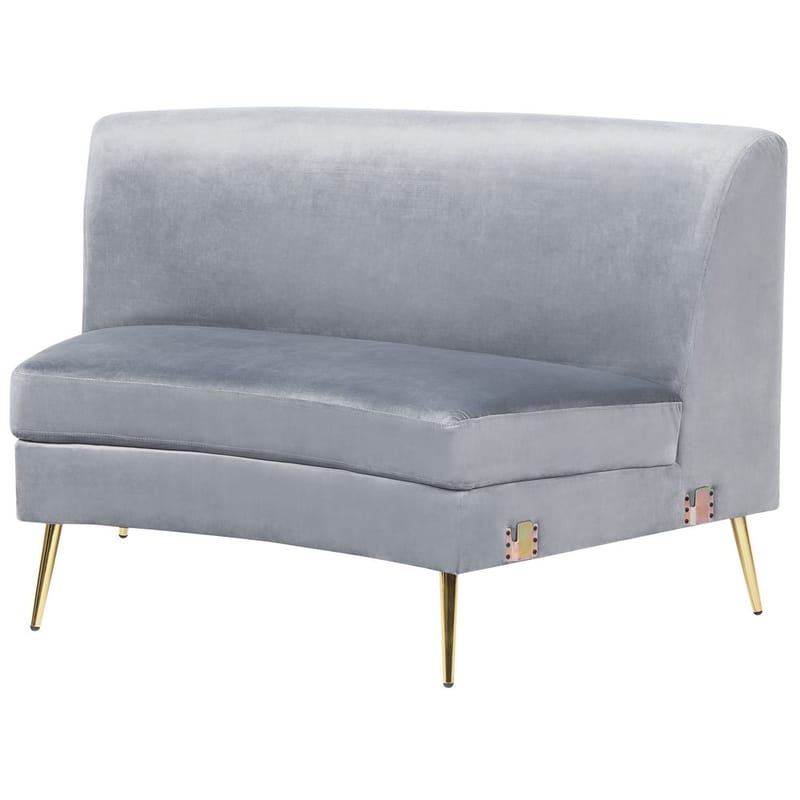 U-formet sofa Moss - Grå, Guld - Møbler - Sofaer - Hjørnesofa