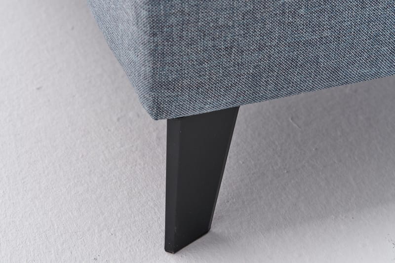 Belena U-sofa med Chaiselong Venstre - Blå/Sort - Møbler - Sofaer - U Sofa