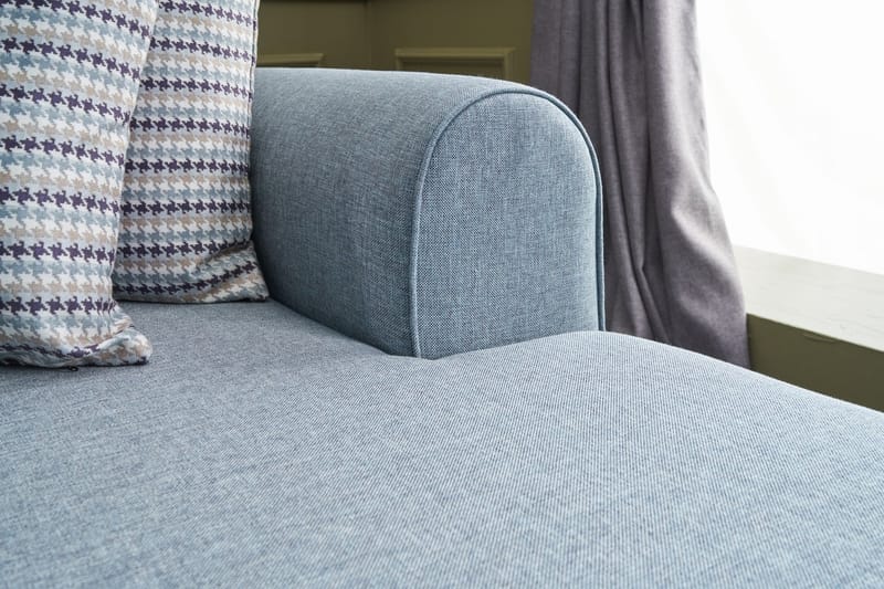 Belena U-sofa med Chaiselong Venstre - Blå/Sort - Møbler - Sofaer - U Sofa