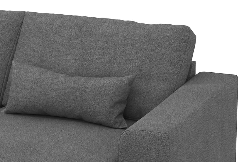 Copenhagen 5-personers Venstrevendt U-formet Sofa med Divan og Chaiselong i Stof - Mørkegrå - Møbler - Sofaer - U Sofa